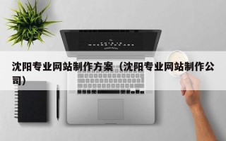 牡丹江沈阳专业网站制作方案（沈阳专业网站制作公司）